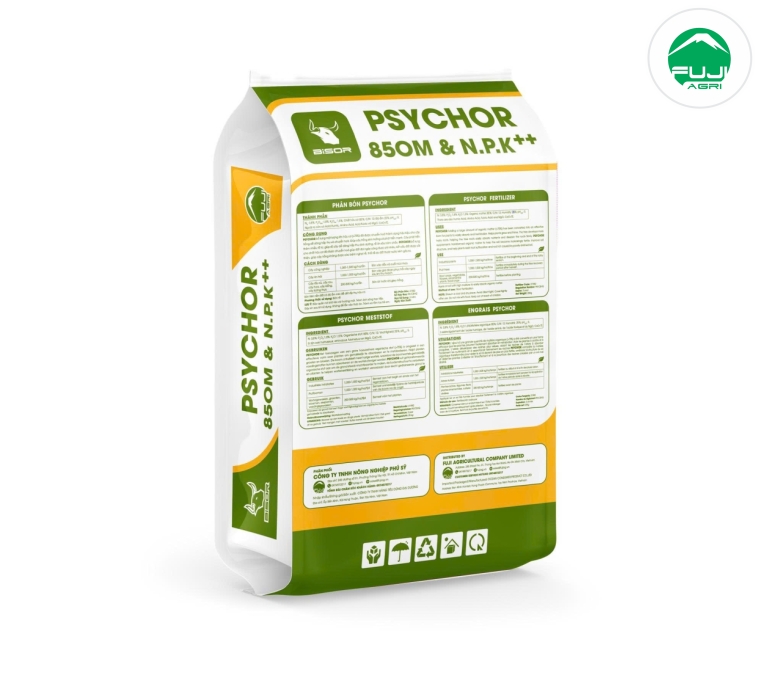 Phân Hữu Cơ Psychor - Đậm đặc hữu cơ, rạng rỡ sắc hoa