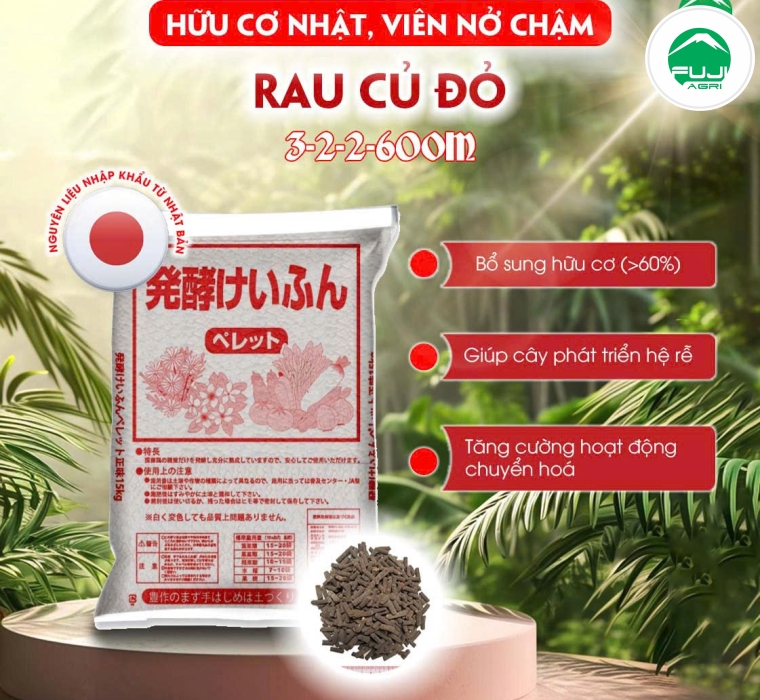 Phân hữu cơ rau củ đỏ