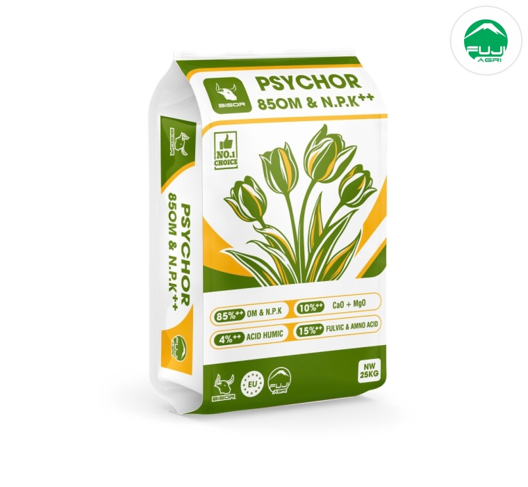 Phân Hữu Cơ Psychor - Đậm đặc hữu cơ, rạng rỡ sắc hoa